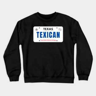 Texican License Plate Crewneck Sweatshirt